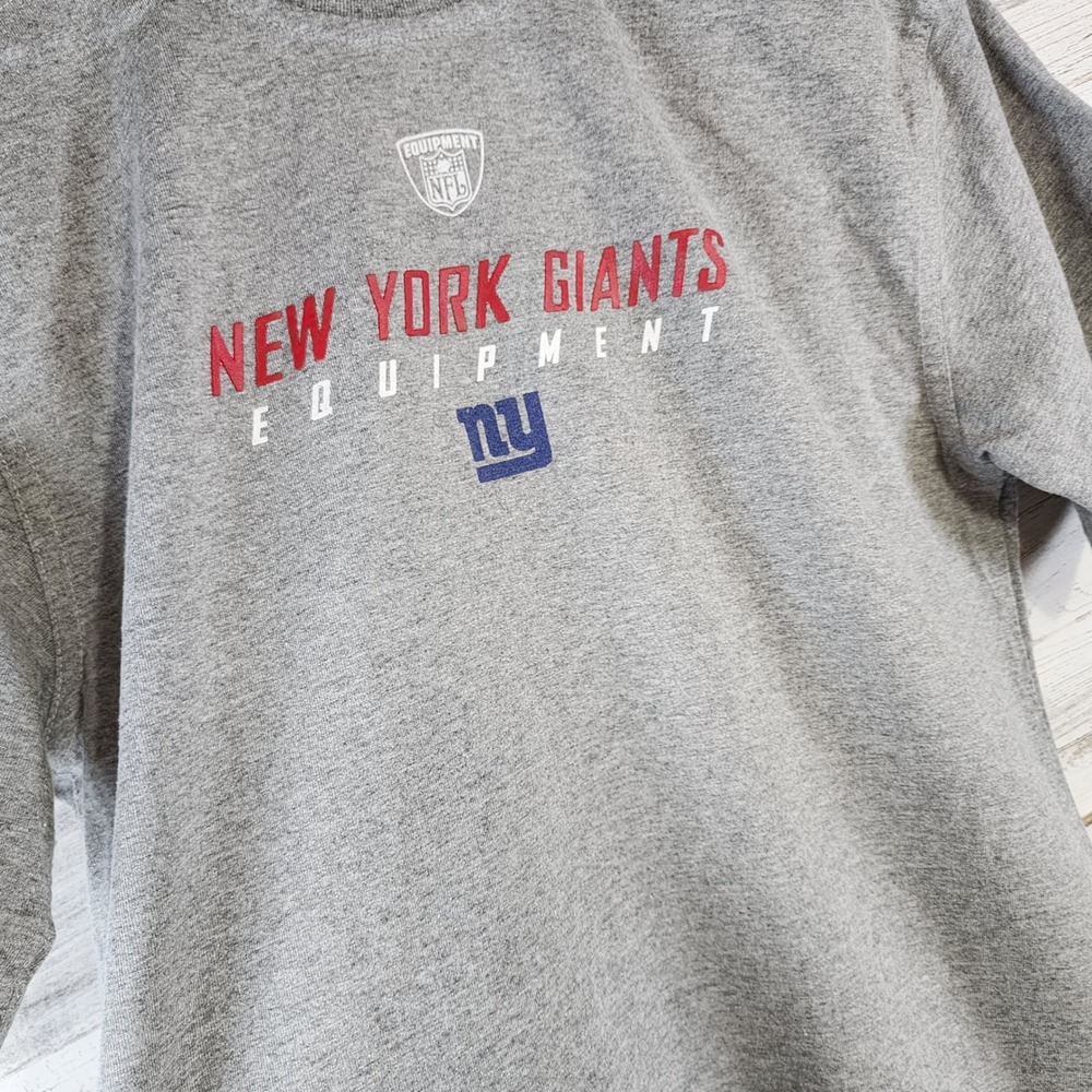 Reebok New York Giants NFL T-Shirt Youth XL‎ 18/20 Gray Graphic Sport
